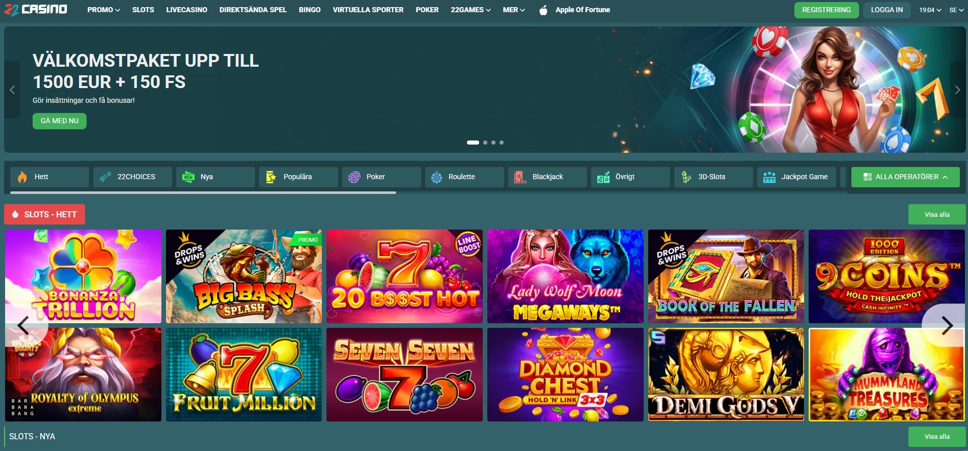Utländska casinon guide